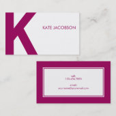 Tijdelijke grafische kaart contactkaartje (Voorkant / Achterkant)