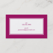 Tijdelijke grafische kaart contactkaartje (Achterkant)