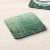 Tijdelijke groene Waterverf Bier Onderzetter (Linkerzijde)