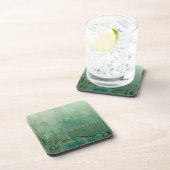 Tijdelijke groene Waterverf Bier Onderzetter (Rechterzijde)
