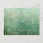 Tijdelijke groene Waterverf Briefkaart (Voorkant)