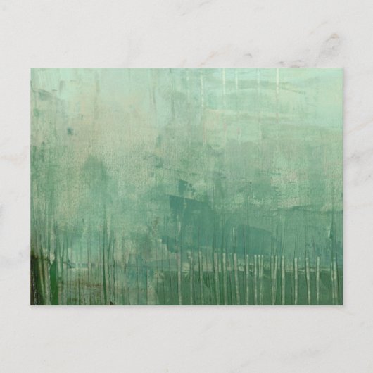 Tijdelijke groene Waterverf Briefkaart (Voorkant)