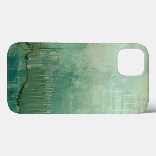 Tijdelijke groene Waterverf Case-Mate iPhone Case (Achterkant (horizontaal))