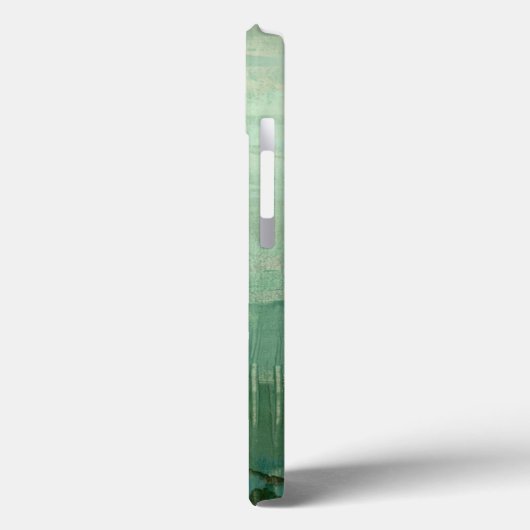 Tijdelijke groene Waterverf Case-Mate iPhone Case (Achterkant / Links)