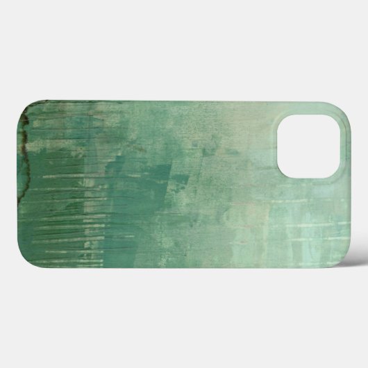 Tijdelijke groene Waterverf Case-Mate iPhone Case (Achterkant (horizontaal))
