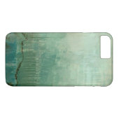 Tijdelijke groene Waterverf Case-Mate iPhone Case (Achterkant (Horizontaal))