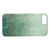 Tijdelijke groene Waterverf Case-Mate iPhone Case (Achterkant (Horizontaal))