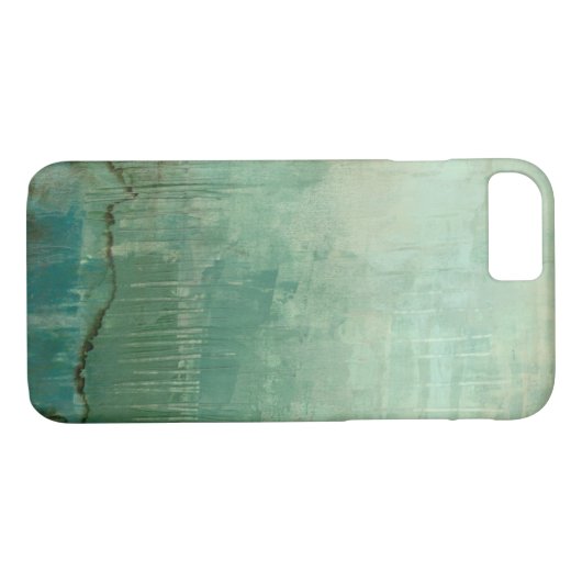 Tijdelijke groene Waterverf Case-Mate iPhone Case (Achterkant (Horizontaal))