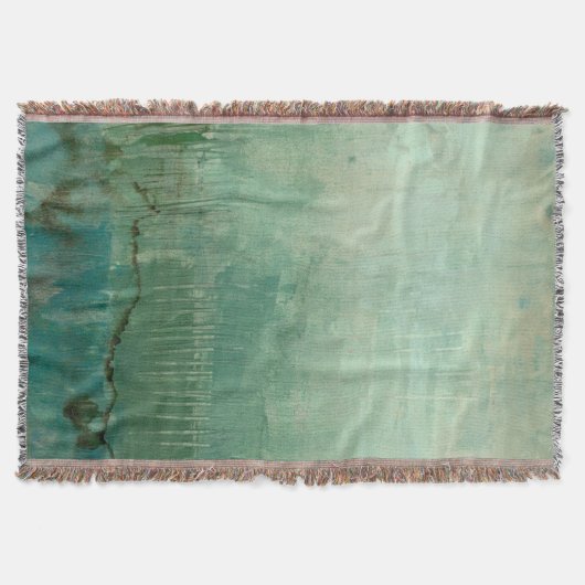 Tijdelijke groene Waterverf Deken (Voorkant)