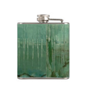 Tijdelijke groene Waterverf Heupfles (Achterkant)