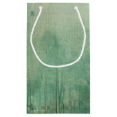 Tijdelijke groene Waterverf Klein Cadeauzakje (Achterkant)