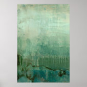 Tijdelijke groene Waterverf Poster (Voorkant)