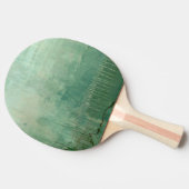 Tijdelijke groene Waterverf Tafeltennisbatje (Zijkant)