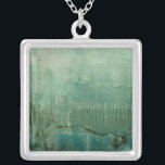 Tijdelijke groene Waterverf Zilver Vergulden Ketting<br><div class="desc">Een Jennifer Goldberger origineel,  dit werk is een hedendaagse groene waterverf. Het stuk is lichter en bovenaan,  bewegend naar diepere groene tinten terwijl je ogen naar de bodem kijken. Een prachtig gebruik van kleur,  beveel vandaag nog uw geld!</div>
