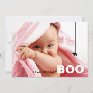 Tijdelijke Halloween-fotokaart Kaart