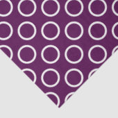 Tijdelijke Paarse pokadot Tissuepapier (Detail)