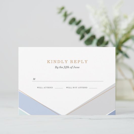 Tijdelijke Stripes Bar Mitzvah RSVP (Staand voorkant)