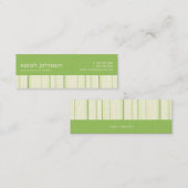 Tijdelijke Stripes-kaart voor mammie Contactkaartje (Voorkant / Achterkant)