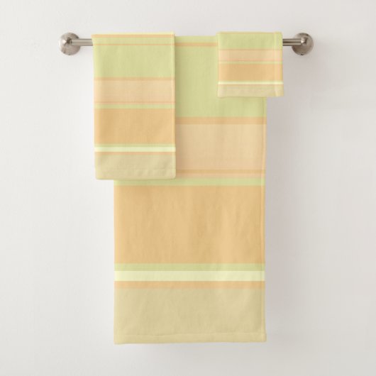 Tijdelijke stripper, crème, lichtgroen bad handdoek (Insitu)