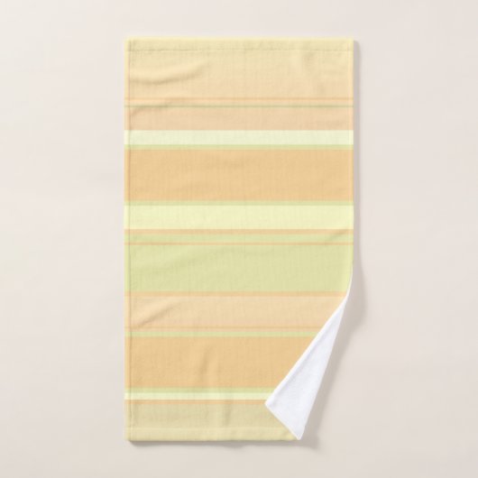 Tijdelijke stripper, crème, lichtgroen bad handdoek (Handdoek)