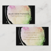 Tijdelijke Waterverf geborsteld Visitekaartje (Voorkant / Achterkant)