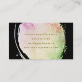 Tijdelijke Waterverf geborsteld Visitekaartje (Achterkant)