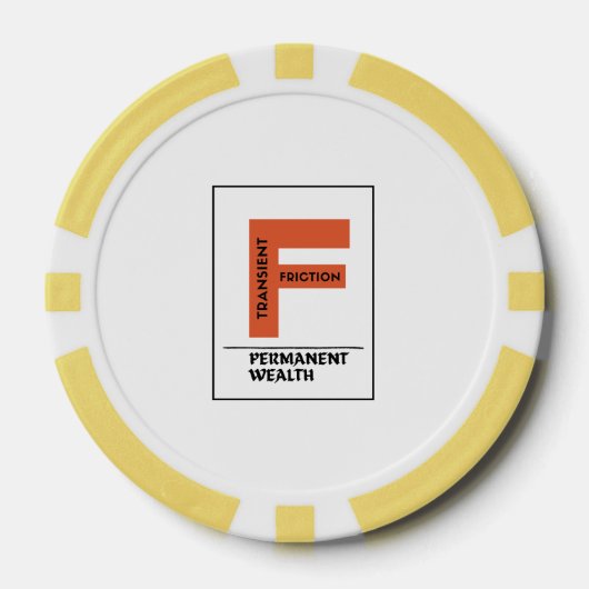Tijdelijke Wrijving, Permanent Vermogen - Belegger Poker Chips (Voorkant)