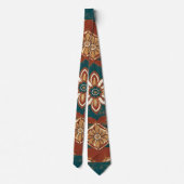 Tijdeloze Boho Patroon Heren Das voor Mannen (Achterkant)