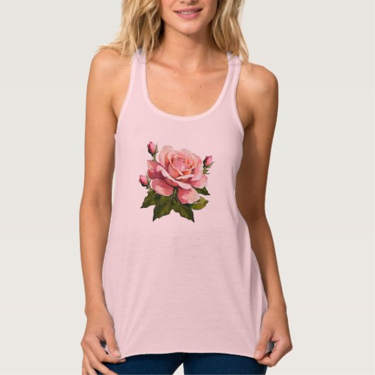 Tijdeloze Roze Tank (Voorkant)