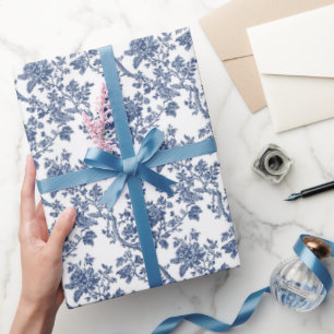 Tijdeloze wilg bloem toile cadeaupapier