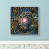 Tijden Canvas Afdruk (Insitu (Houten vloer))