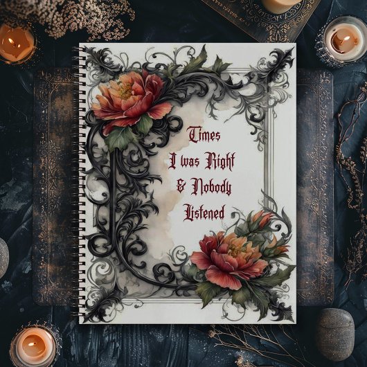Tijden Dat Ik Gothic Gelijk Had Notitieboek