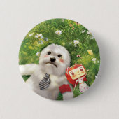 Tijden Ronde Button 5,7 Cm (Voorkant)