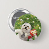 Tijden Ronde Button 5,7 Cm (Voorkant /achterkant)