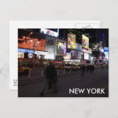 tijden sqaure nyc briefkaart (Voorkant / Achterkant)