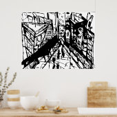 TIJDEN SQUARE CNBC POSTER (Keuken)