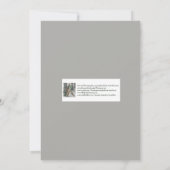 Tijden uit de lange tijd bedankkaart (Achterkant)