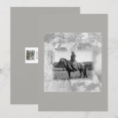 Tijden uit de lange tijd bedankkaart (Voorkant / Achterkant)