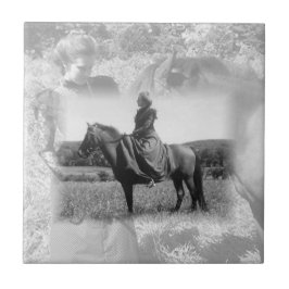 Tijden uit de lange tijd tegeltje