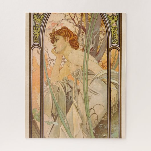 Tijden van de dag, Avond contemplatie, 1899 Legpuzzel (Verticaal)