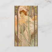 Tijden van de dag, Avond contemplatie, 1899 Visitekaartje (Voorkant)