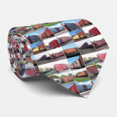 tijden van een passerende trein stropdas (Opgerold)