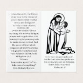 Tijden van problemen gebedskaart kaart (Buitenkant ongevouwen)