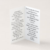 Tijden van problemen gebedskaart kaart (Binnen)