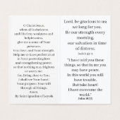 Tijden van problemen gebedskaart kaart (Binnenkant ongevouwen)