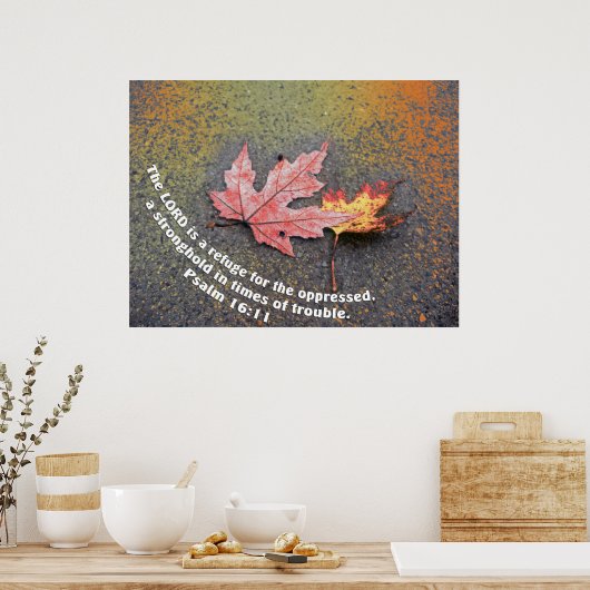 Tijden van problemen poster (Keuken)