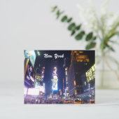 tijden vierkant nieuwe york briefkaart (Staand voorkant)