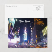 tijden vierkant nieuwe york briefkaart (Voorkant / Achterkant)