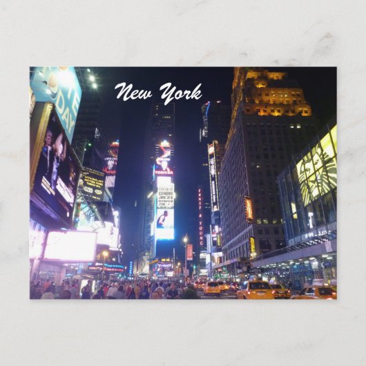 tijden vierkant nieuwe york briefkaart (Voorkant)