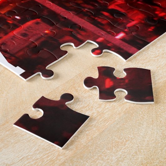 tijden vierkante lichten legpuzzel (Zijkant)